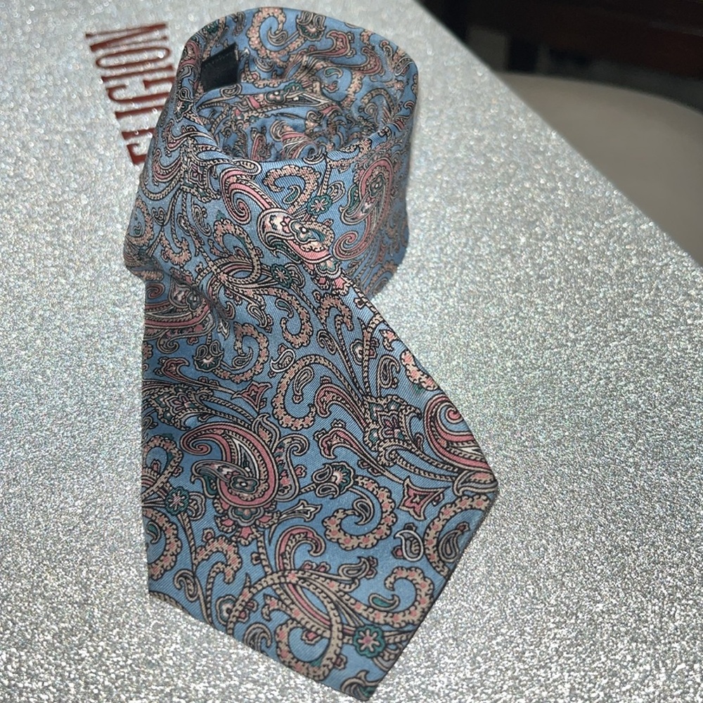 GENTRY MENS SLIM NECK TIE paisley